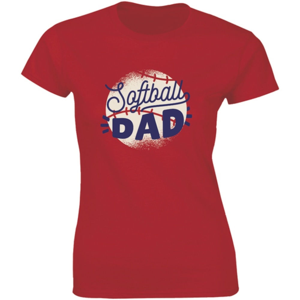 Softball Dad - I'm Here To pay And Cheer T-shirt